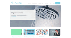 Desktop Screenshot of dupure.com