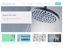 Tablet Screenshot of dupure.com